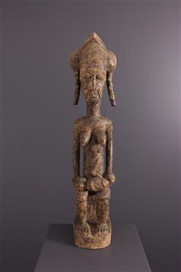 Afrikanische Kunst - Baule statue Waka sona